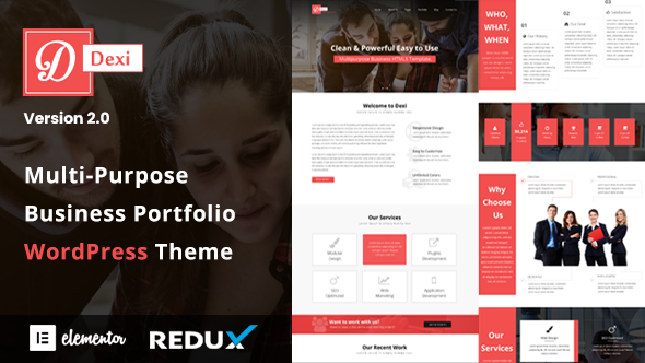 Dexi - Multi Purpose Business Portfolio WordPress Theme