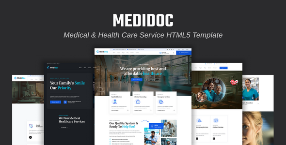 Medidoc - Medical & Healthcare Service HTML5 Template