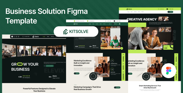 Kitsolve - Business Solution Figma Template
