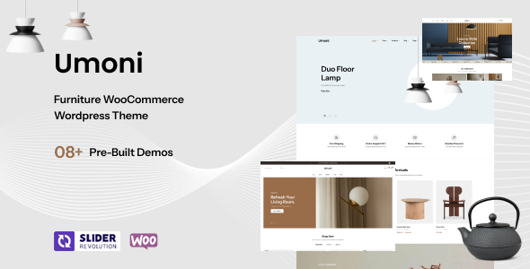 Umoni – Furniture Store WordPress Theme with AI