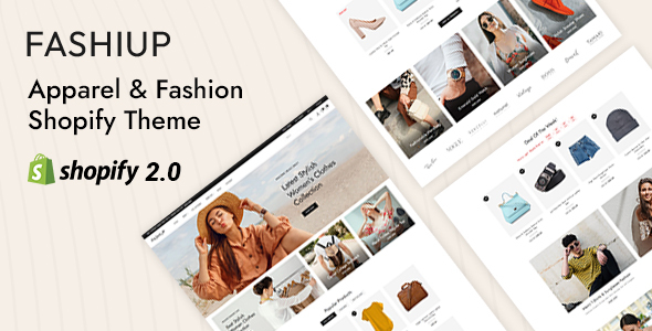 Fashiup - Fashion Store Shopify 2.0 Responsive Theme