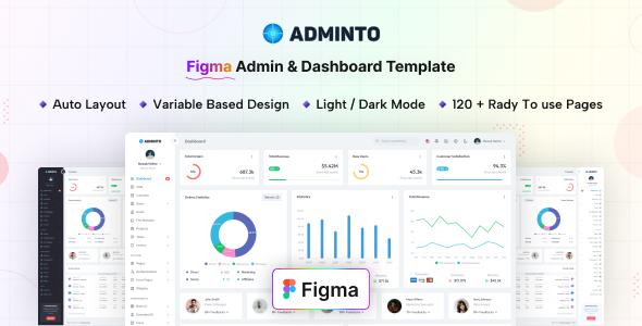 Adminto - Figma Admin & Dashboard Template