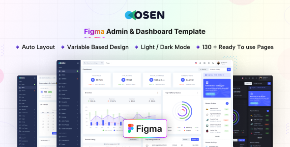 Osen - Figma Admin & Dashboard Template