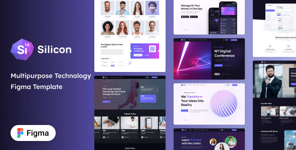 Silicon - Figma Business & Technology Template