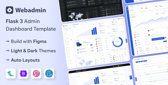 Webadmin - Flask Admin & Dashboard Template
