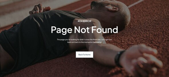 Product preview supplied for Strideview - Sports & Action Photography Elementor Template Kit
