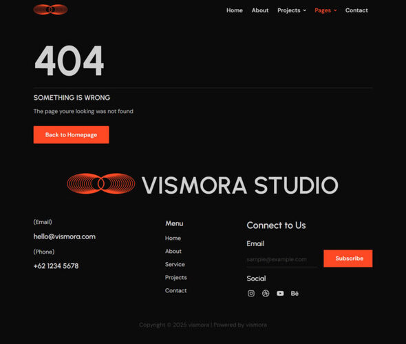 Vismora — Elementor Template Kit for Creative Studios