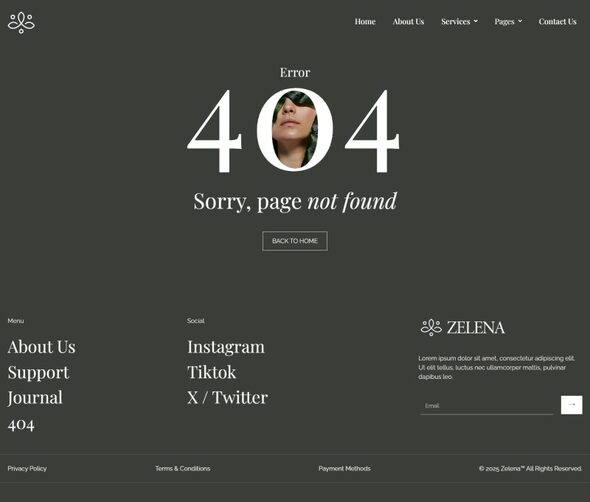 Zelena - Beauty Clinic & Dermatology Elementor Template Kit
