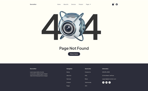 Electromart - E-Commerce Electronics Store Elementor Template Kit