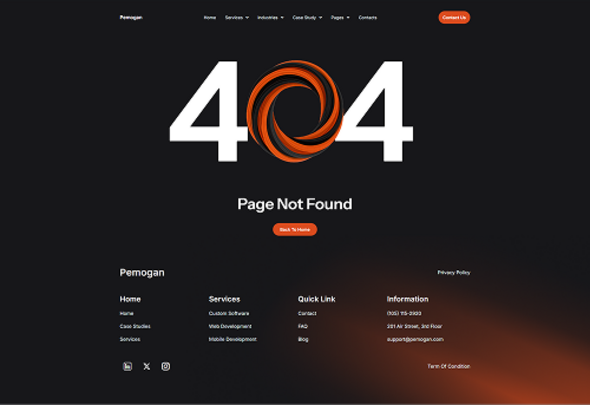 Pemogan - Software Development & IT Solutions Elementor Template Kit