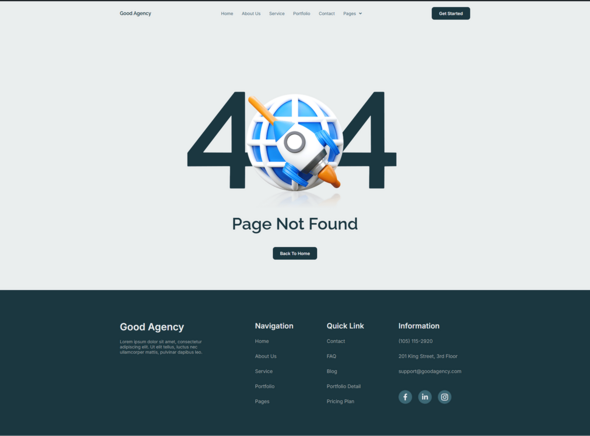 GoodAgency - Creative Agency Elementor Template Kit