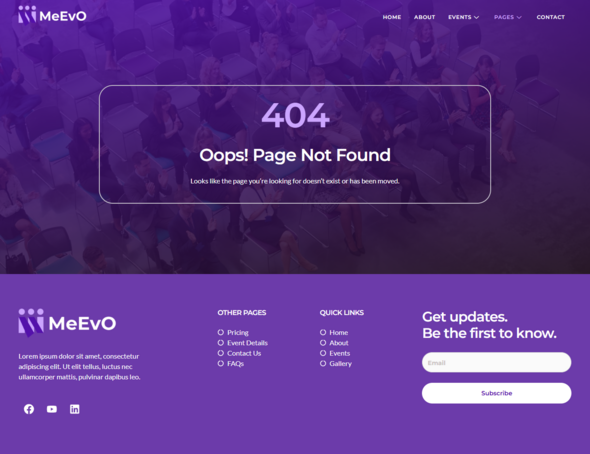 Meevo - Event and Conference Elementor Kit