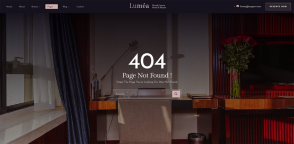Lumea – Luxury Hotel & Resort Elementor Template Kit