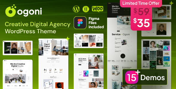 Ogoni – Creative Agency and Portfolio WordPress Theme