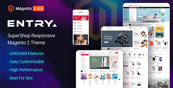 Entry - SuperShop Responsive Magento 2 Theme