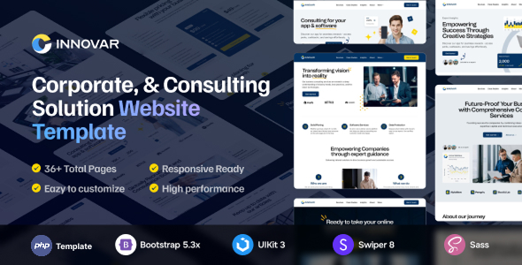 Innovar - A Corporate & Consulting Solution PHP Template