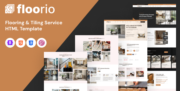 Floorio – Paving and Tiling Services HTML Template listing image