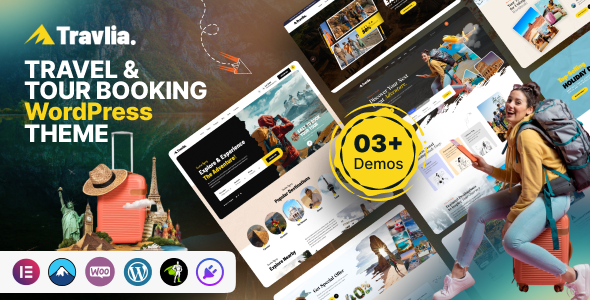 Travlia - Travel Booking WordPress