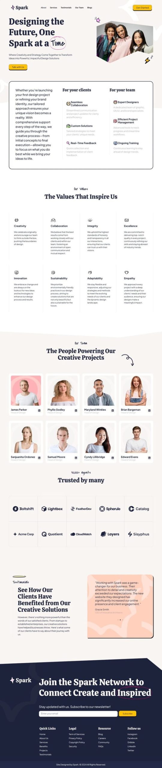 Spark - Design Agency Elementor Pro Template Kit