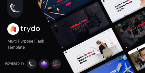 Trydo - Agency and Portfolio Flask Template