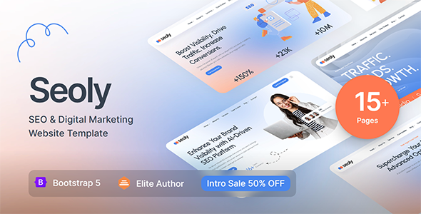 Seoly — SEO & Digital Marketing Website Template