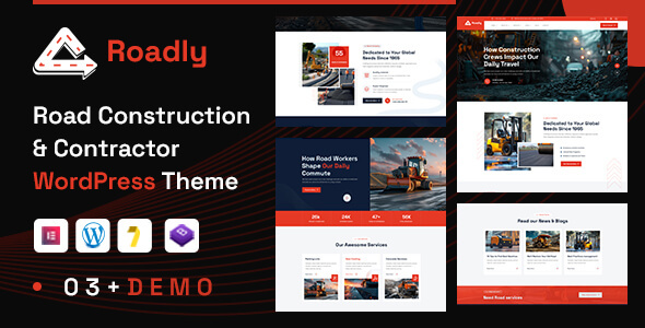 Preview image for Roadly - Construction WordPress Theme