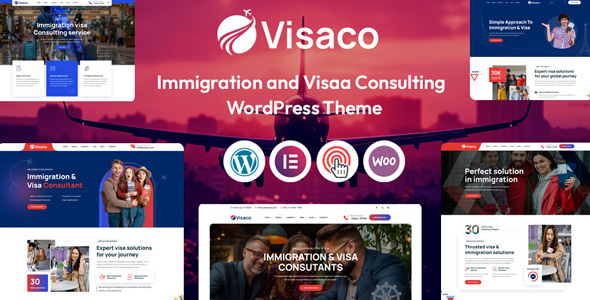 Visaco - Immigration and Visa Consulting WordPress Theme