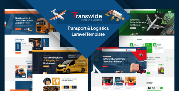Transwide - Transport & Logistics Laravel Template