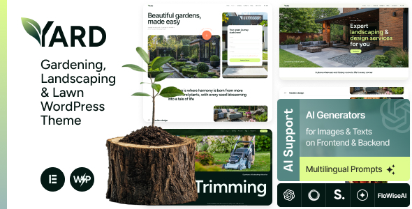 Yard - Gardening, Landscaping & Lawn Care WordPress Theme