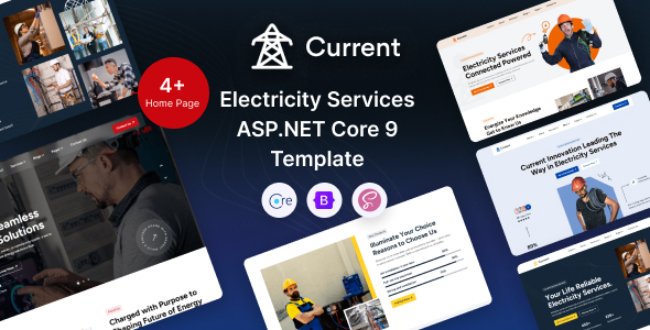Current – ASP.NET Core 9 Electricity Services Template