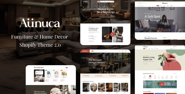 Ap Aunuca - Furniture & Home Decor  Shopify Theme