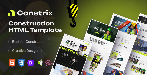 Constrix - Creative Construction HTML Template
