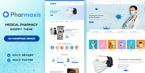 Pharmaxis - Medical Pharmacy & Drugstore Store Shopify Theme