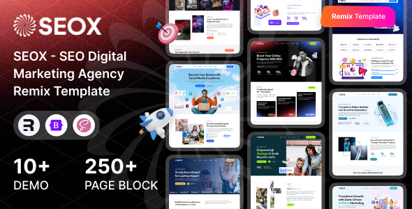 SEOX - Remix.Js SEO & Digital Marketing Agency Template