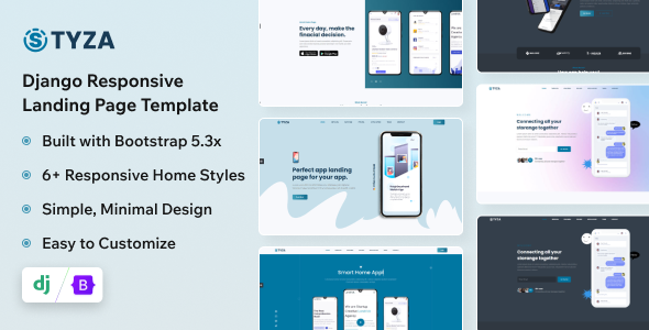 Styza - Django App Landing Page Template