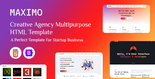 Maximo - Creative Business and Innovative HTML5 Template