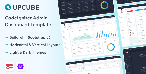 Product preview supplied for Upcube - CakePHP Admin & Dashboard Template