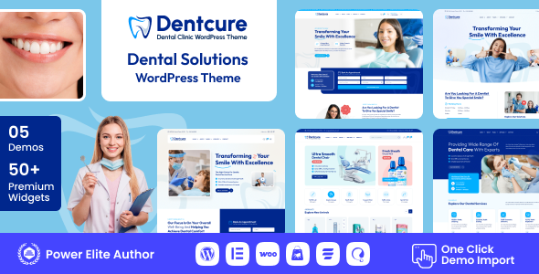 Dentcure - Dentist & Dental Clinic WordPress Theme