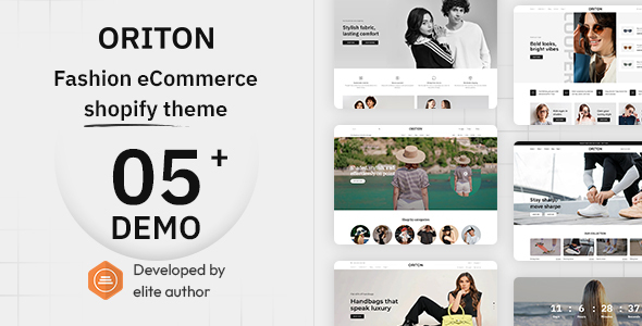 Oriton – Creative Fashion & Lifestyle eCommerce Shopify Theme