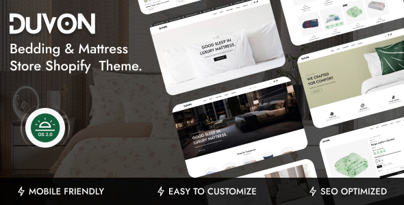 Duvon - Mattress & Bedding Store Shopify Theme