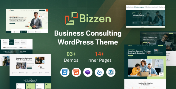 Bizzen – Business Consulting WordPress Theme