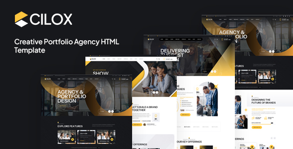 Cilox - Creative Portfolio Agency HTML Template