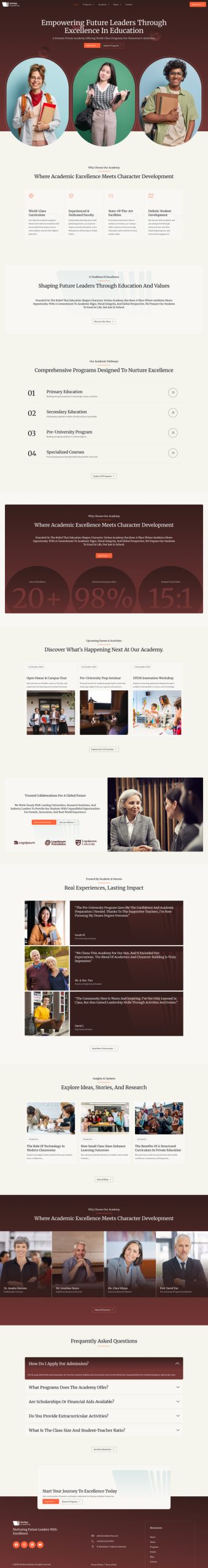 Veritas - Private Academy Elementor Template Kit
