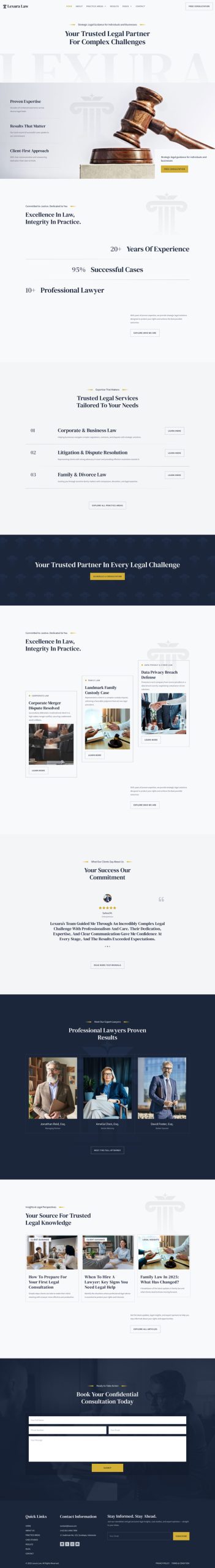 Lexura - Law Firm Elementor Template Kit