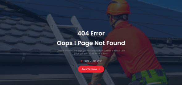 Roofi - Roofing Services Elementor Template Kit