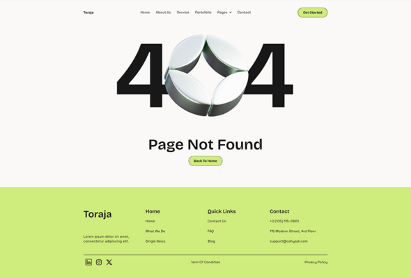 Toraja - Creative Agency Elementor Template Kit