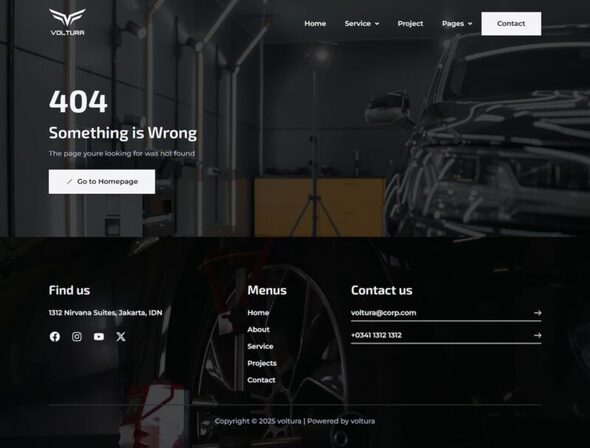 Voltura – Automotive Car Services Elementor Template Kit product preview