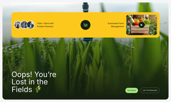 Agrivo - Agriculture & Organic Farming technology Template Kit