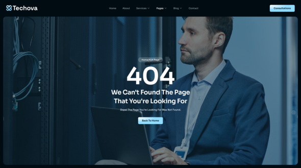 Techova – IT Solutions & Services Elementor Template Kit