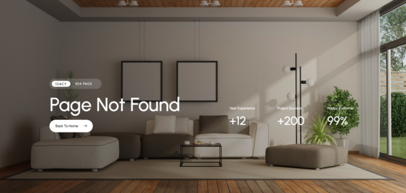 Igacy - Interior Design Agency Template Kit